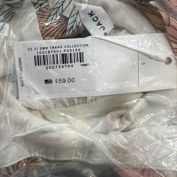 Janie and Jack Sun-washed Floral Sweetheart Cotton Summer Sundress, Girl’s 5 - Picture 7 of 9